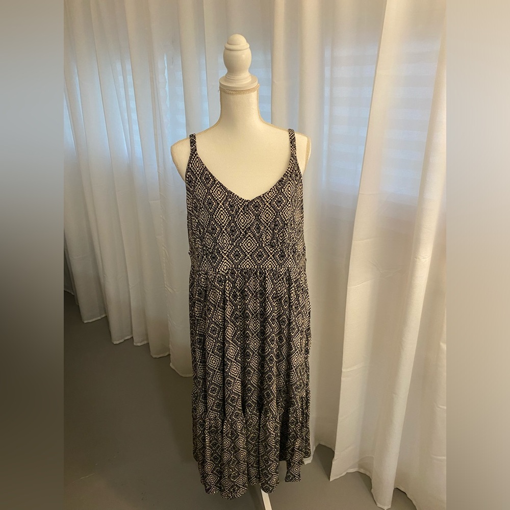 Torrid Midi Super Soft Tiered Dress